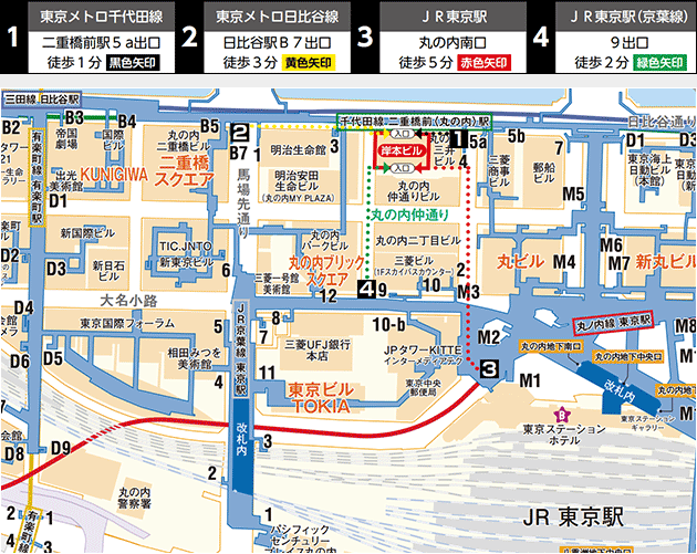 東京事務所地図